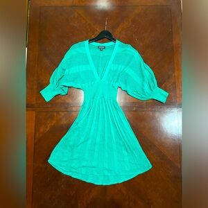 Emerald Green Christmas Knit Sweater Dress